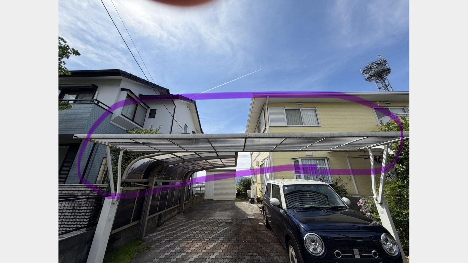 跳ね上げ式カーゲートの撤去工事